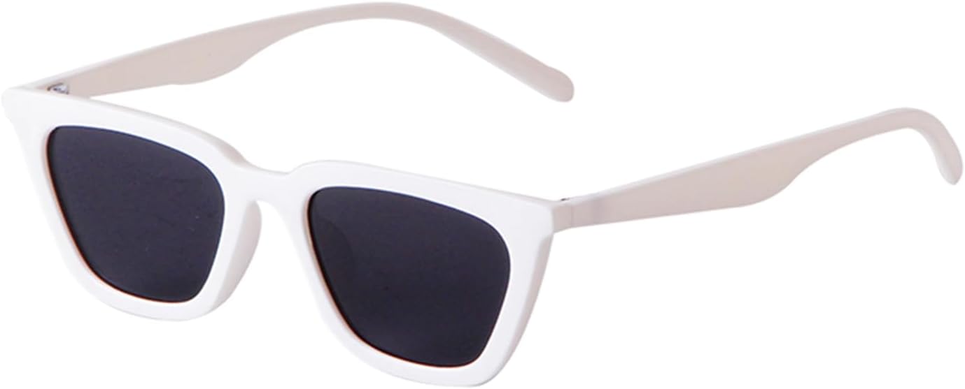 

Солнцезащитные очки с защитой UV400 | Синяя «кошачий глаз», маленькая оправа | для женщин и мужчин, для занятий спортом на открытом воздухе и вождения DSVIGF, C2 White Gray