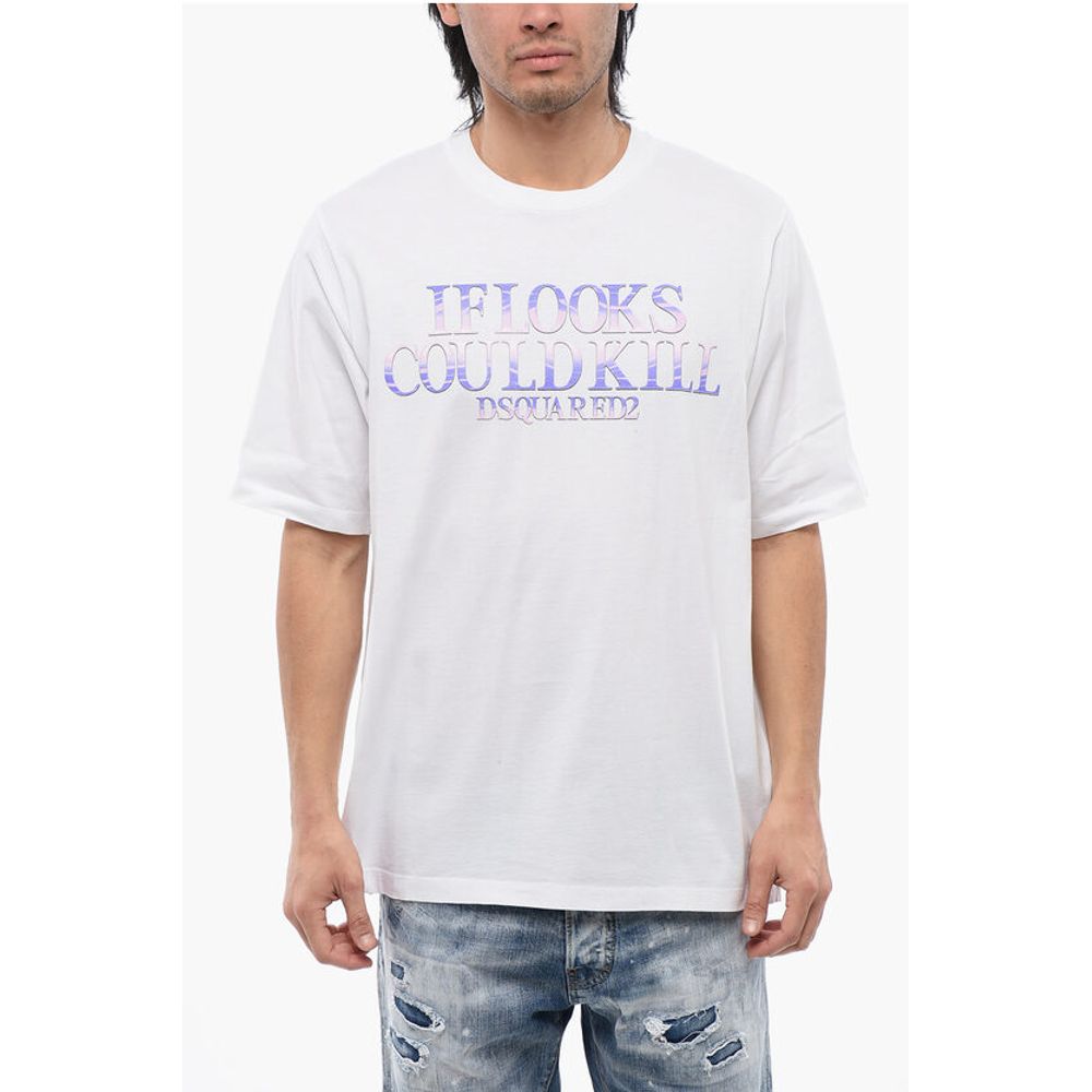 

Футболка Printed COULD KILL Skate Fit Dsquared2, White
