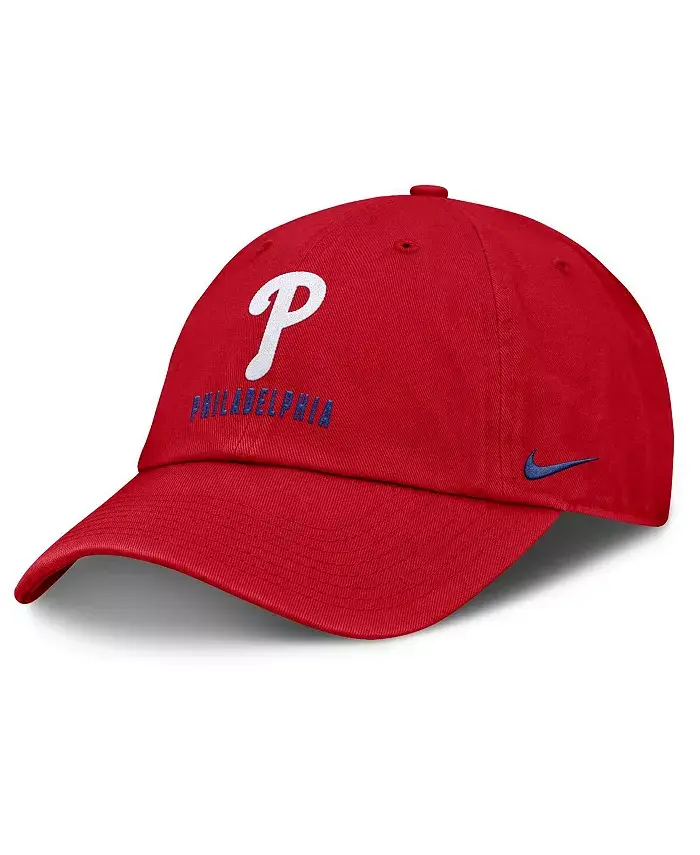 

Женская регулируемая бейсболка Philadelphia Phillies Club красного цвета Nike