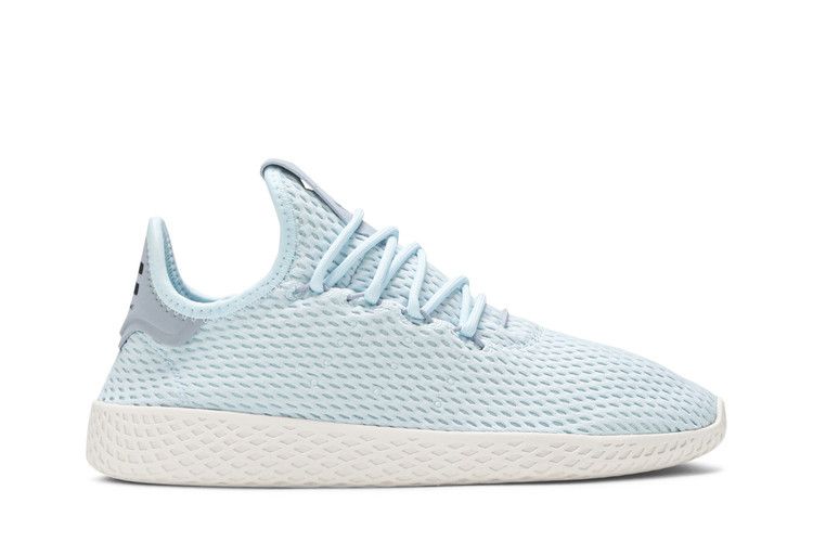 Кроссовки adidas Pharrell x Tennis Hu J 'Ice Blue', синий — фото 2