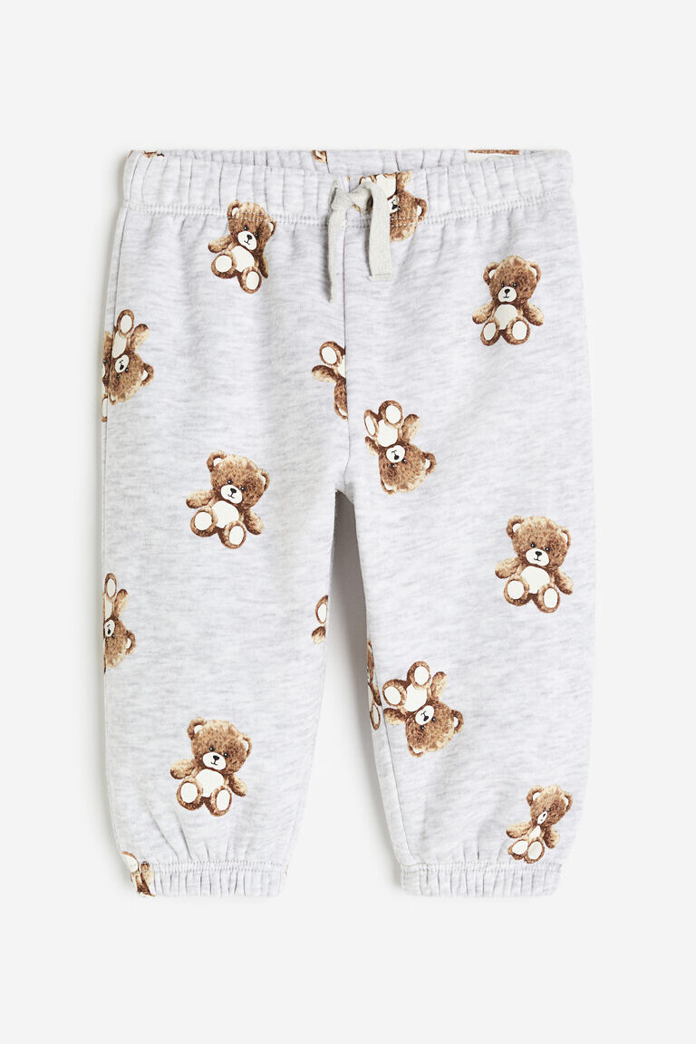 

Хлопковые джоггеры H&M, серый