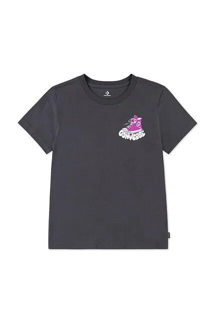 Футболка детская с коротким рукавом Converse, серый