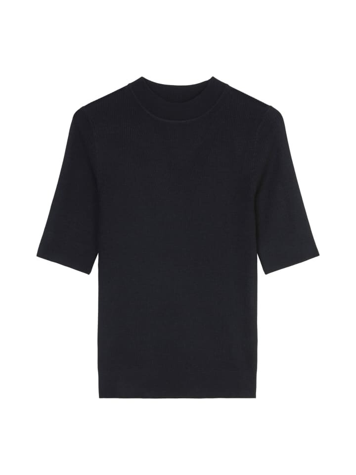 

Пуловер Marc O'Polo Kurzarm-Strickpullover shaped, цвет deep night blue