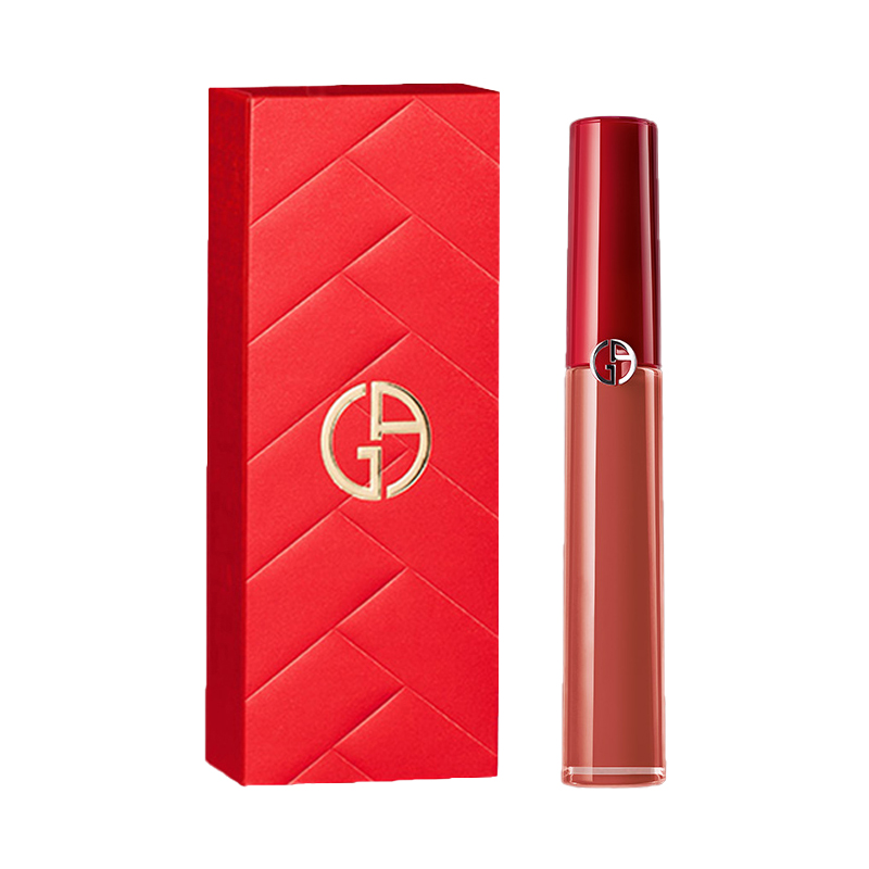 

GIORGIO ARMANI Ограниченная серия AMANI Valentine's Day красная туба блеск для губ Velour легко растушевывается 6,5 мл