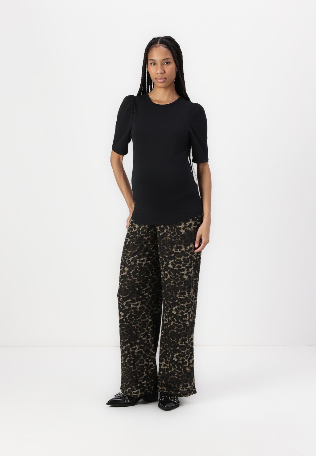 

Базовая футболка OLMLOVELY PUFF ONLY MATERNITY, черный