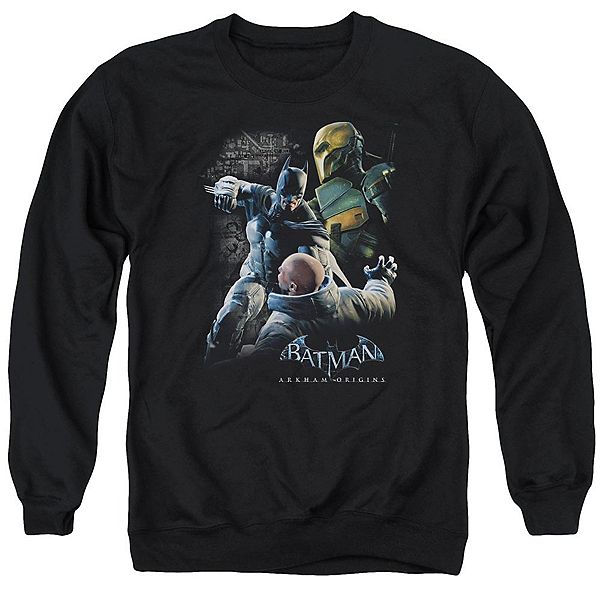 

Толстовка с круглым вырезом для взрослых Batman Arkham Origins Punch Licensed Character