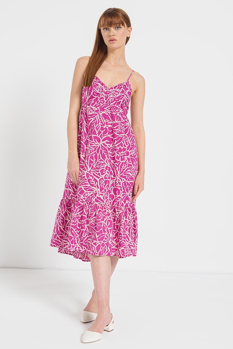 

Платье средней длины на регулируемых бретелях Gap, розовый