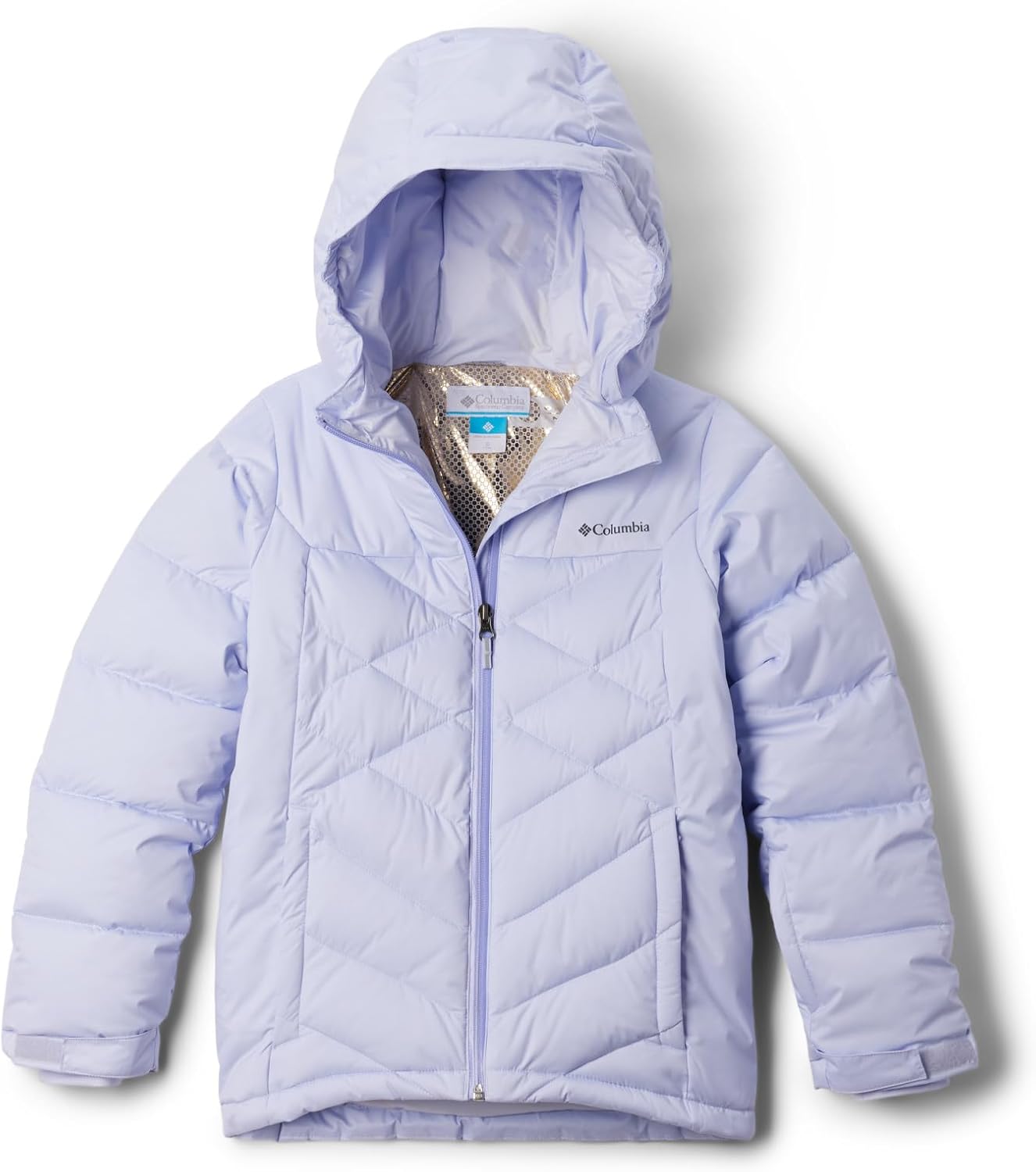 

Зимняя стеганая куртка для девочек Columbia Powder III, Snowdrift