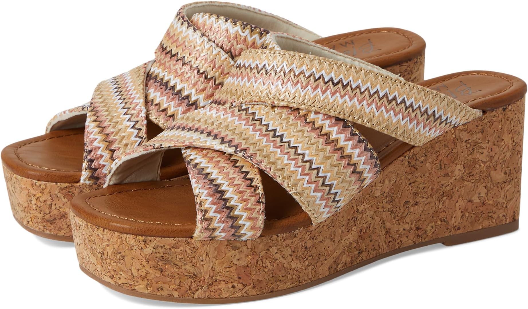 Сандалии Blowfish Malibu Abi, цвет Multi Zigzag Faux Raffia