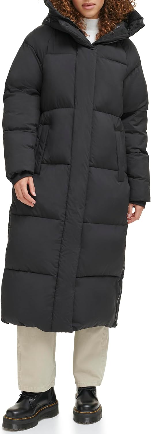 

Женская парка Levi's удлиненная, черный