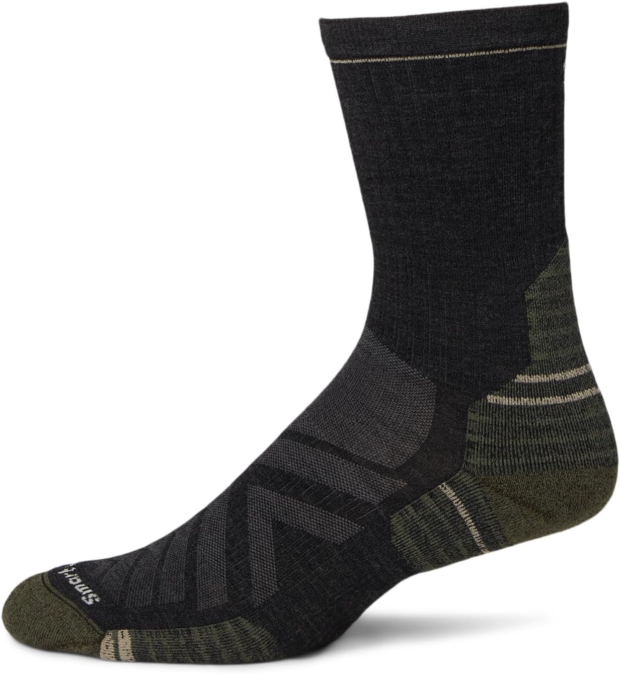 

Носки Smartwool Hike Targeted Cushion Mid Crew Socks, цвет Charcoal