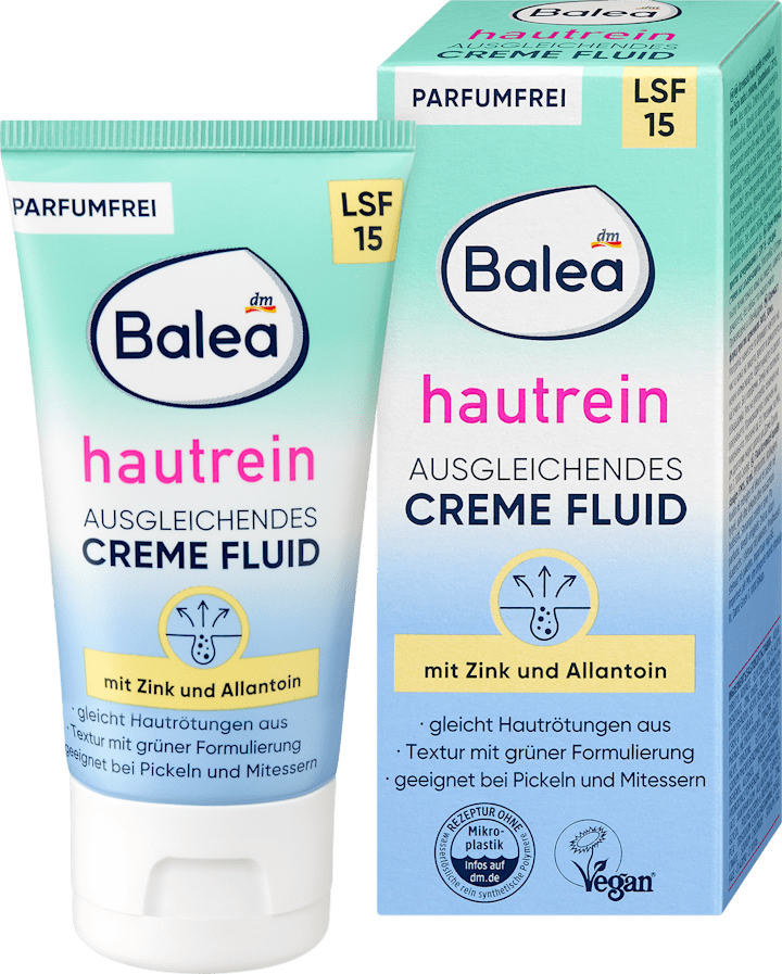 

Дневной крем Balea Ausgleichendes Creme Fluid Hautrein, 50 ml