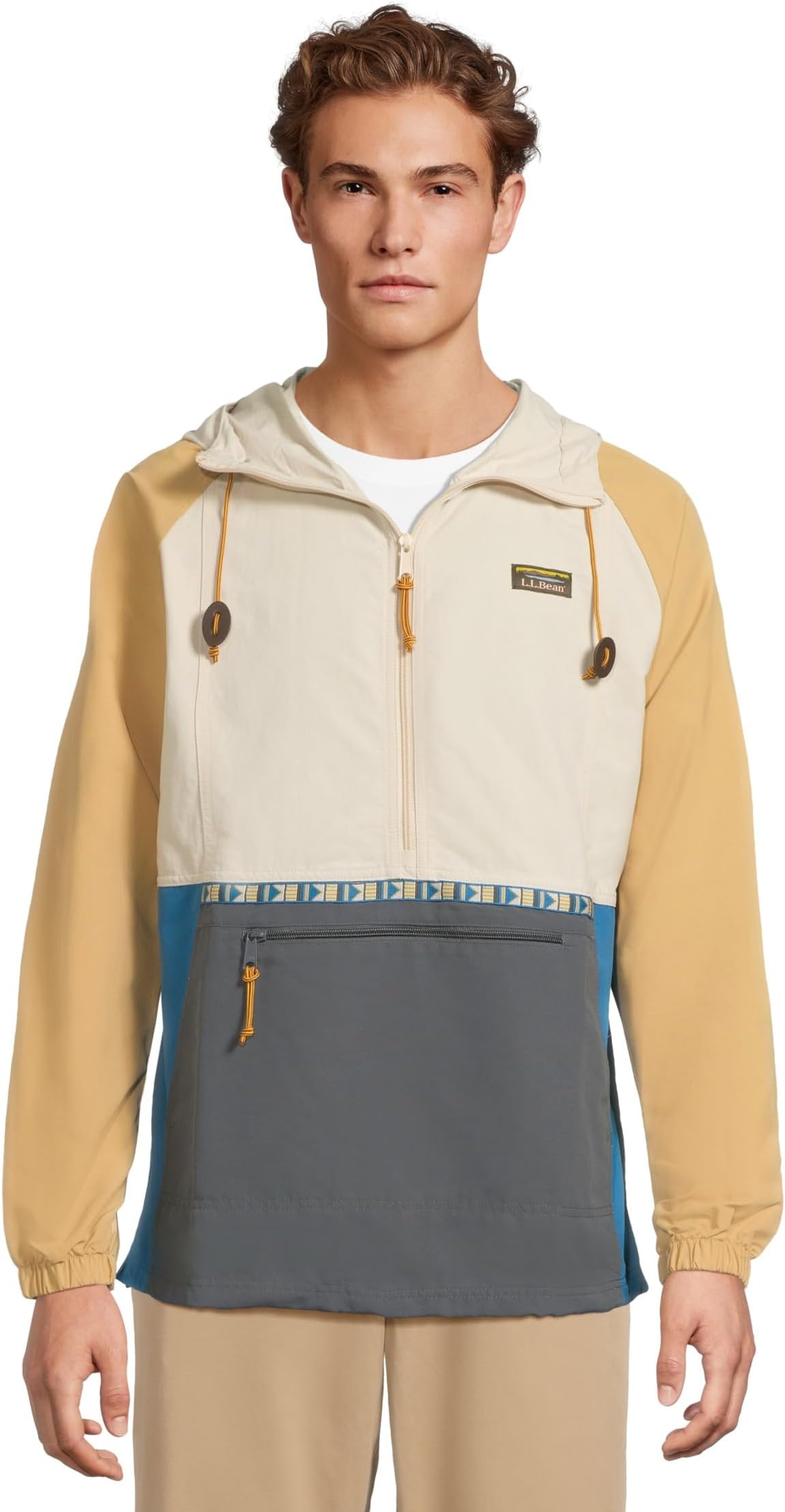 

Анорак L.L.Bean Mountain Classic Anorak Multicolor, цвет Shore/Iron
