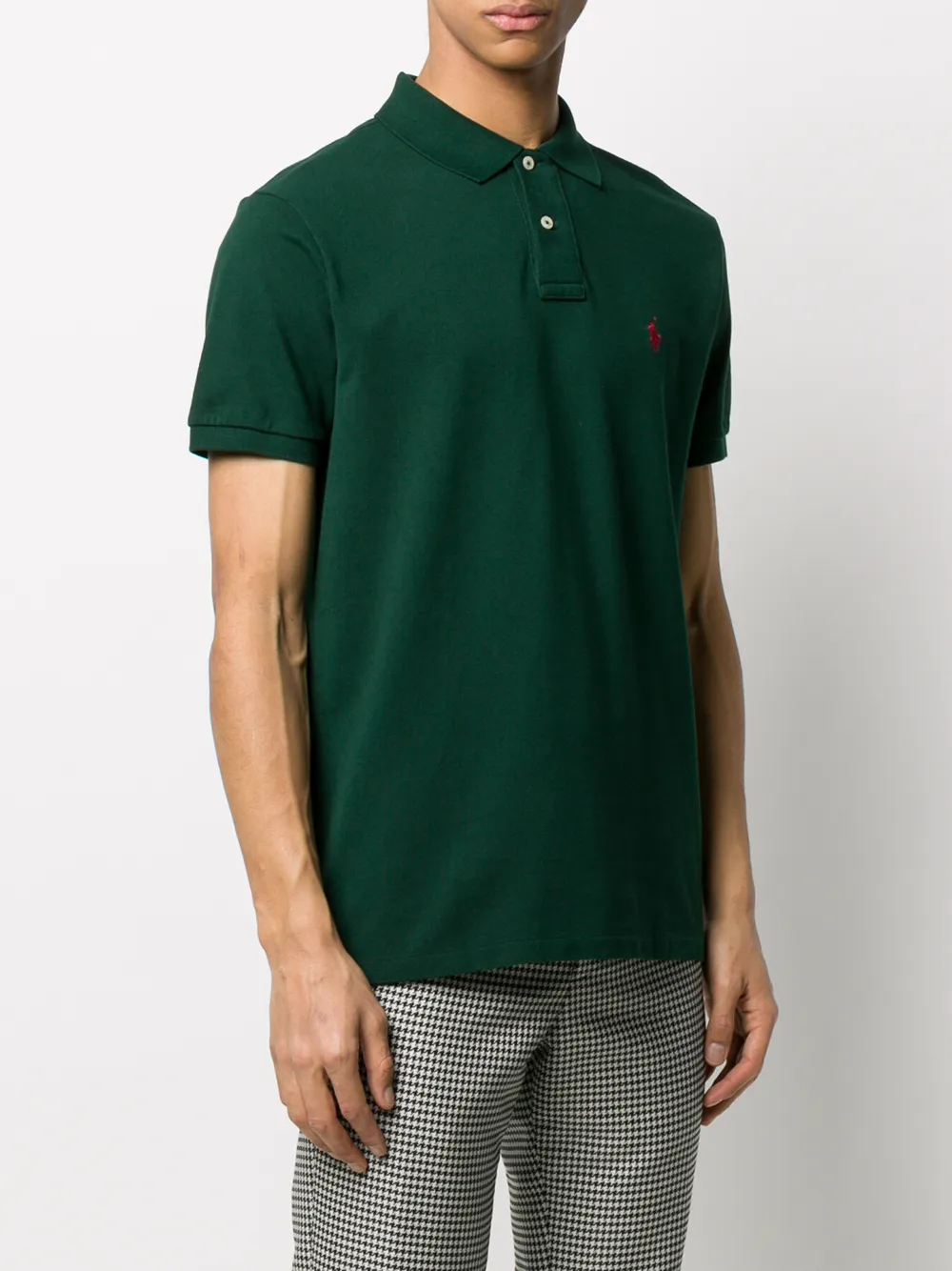 Рубашка-поло с короткими рукавами POLO RALPH LAUREN, зеленый — фото 3