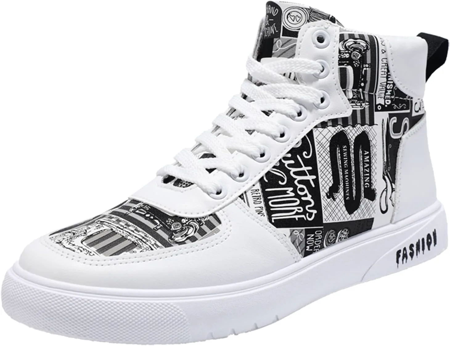 

Мужские белые кеды BORAMAX на высокой подошве, классические кроссовки на шнуровке, легкая повседневная обувь для ходьбы, теннисные кроссовки, черный