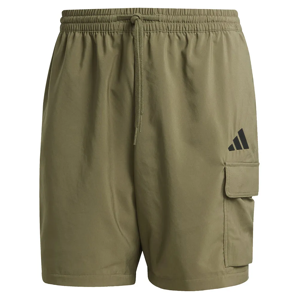 Шорты adidas Essentials Small Logo Chelsea cargo, зеленый — фото 3