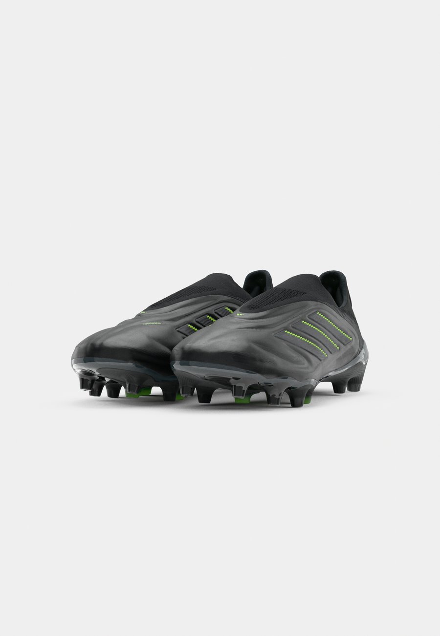 Кроссовки Adidas Performance COPA PURE III ELITE LACELESS FIRM GROUND FOOTBALL BOOTS, Core Black/Dgh Solid Grey/Lucid Lemon/Black — фото 4