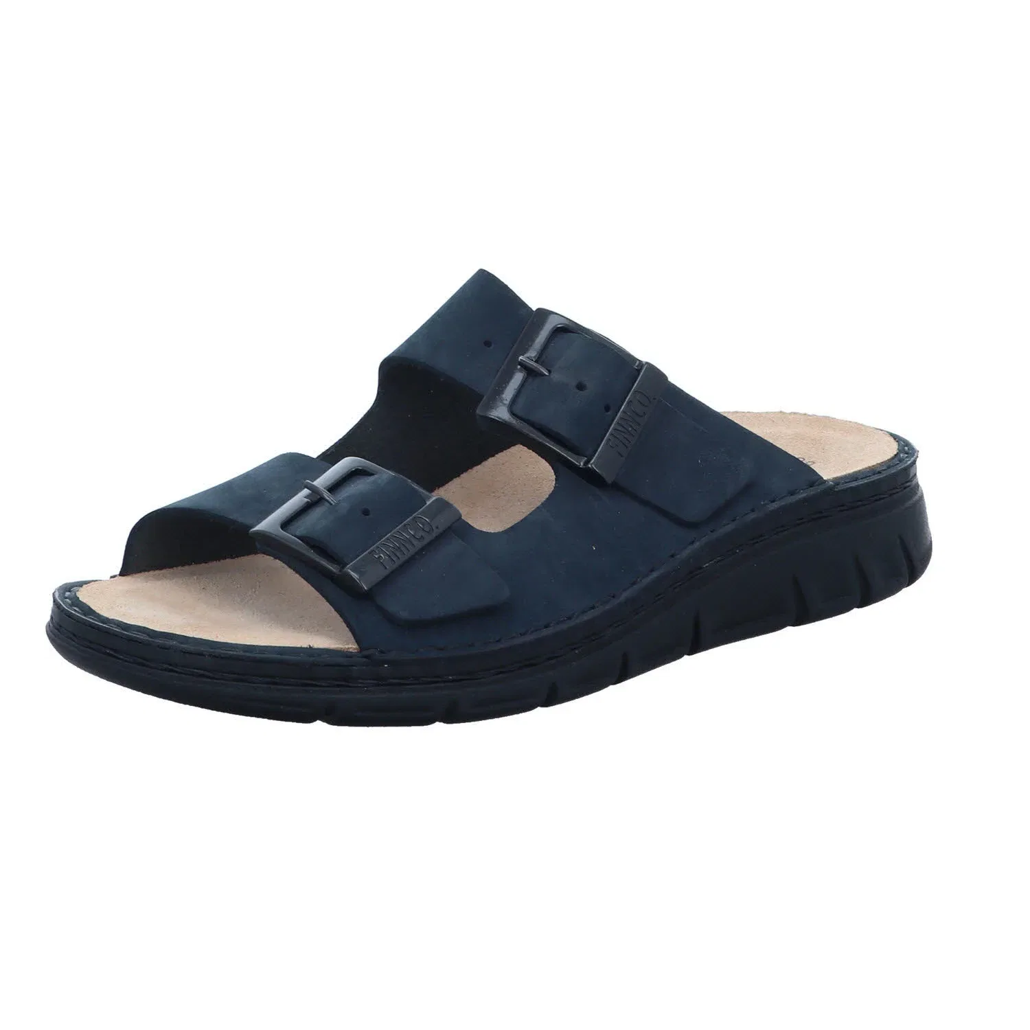 Домашние туфли из натуральной кожи, Finn Comfort, синий