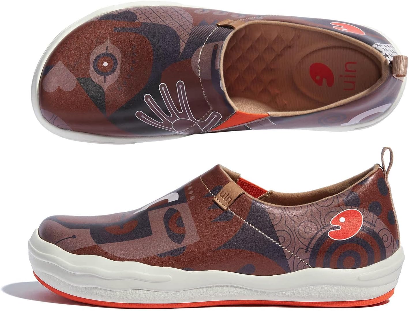 

Мужские модные кроссовки UIN с рисунком для прогулок и путешествий Toledo , Toledo Ⅷ - Close to U