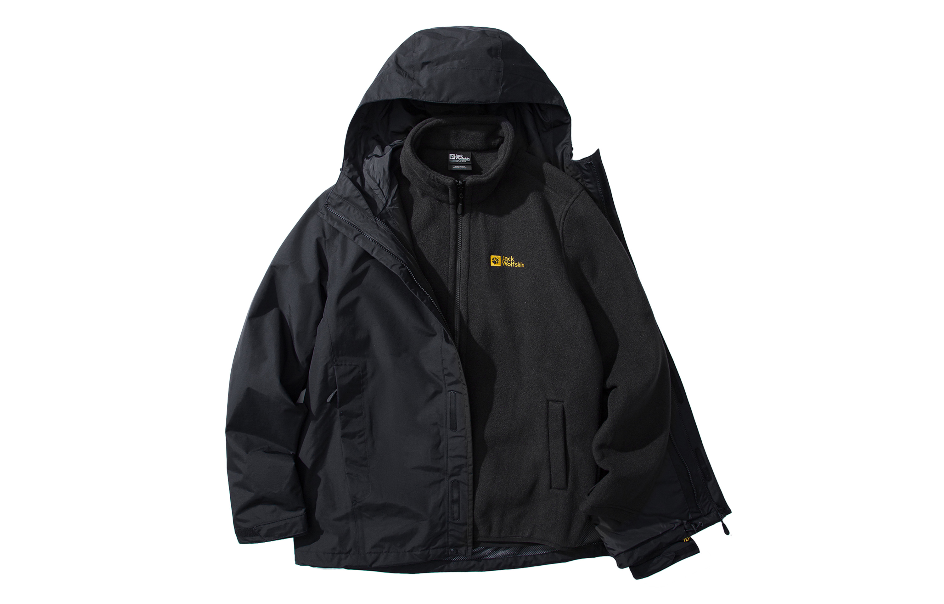 

Куртка-ветровка Jack Wolfskin Outdoor Hiking, водостойкая, ветрозащитная, теплая и непромокаемая, унисекс, Light Gray/4650