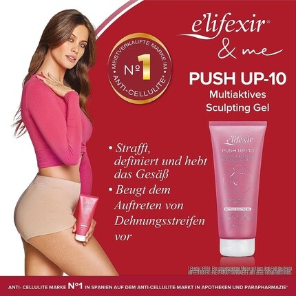 Push Up 10 Быстро впитывающийся укрепляющий гель - 200 мл, E'Lifexir — фото 3