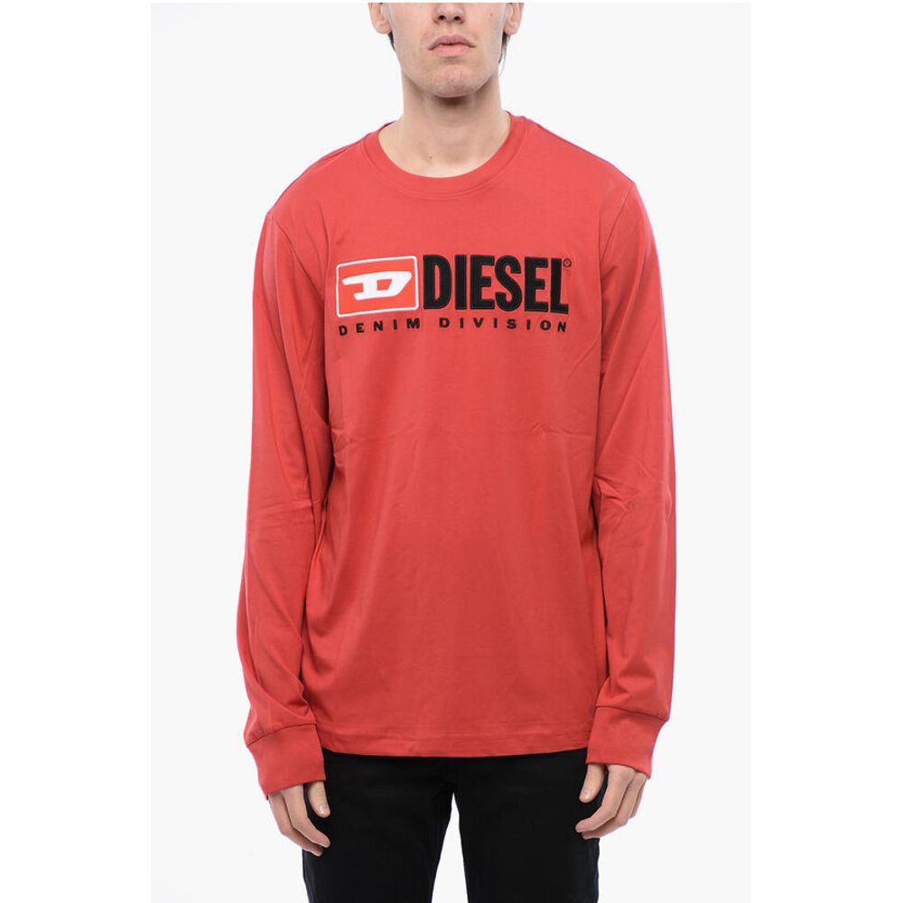 

RED TAG Футболка с длинными рукавами и круглым вырезом T-JUST-LS-DIV Diesel, Red