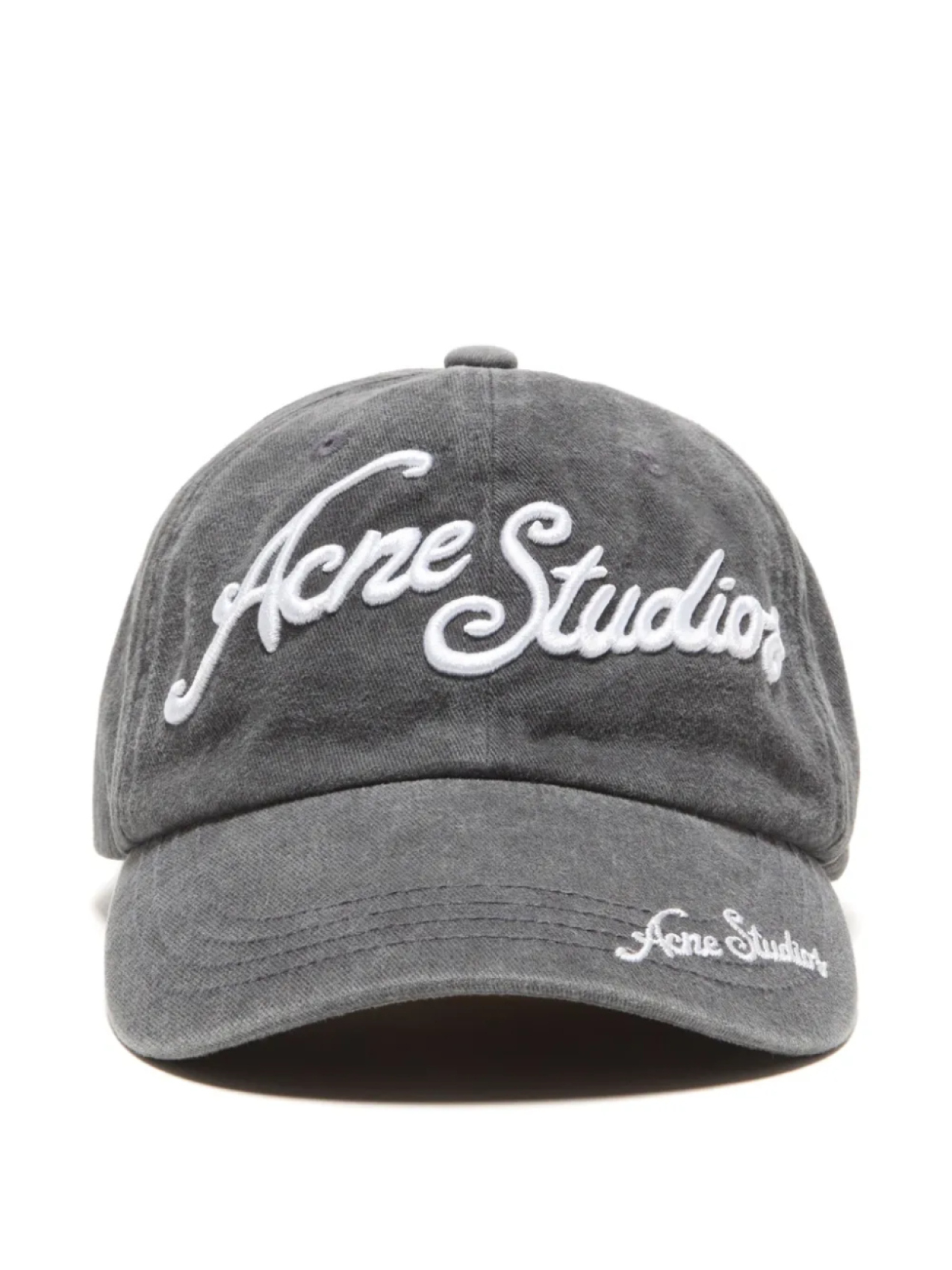 

Acne Studios кепка с вышитым логотипом, черный