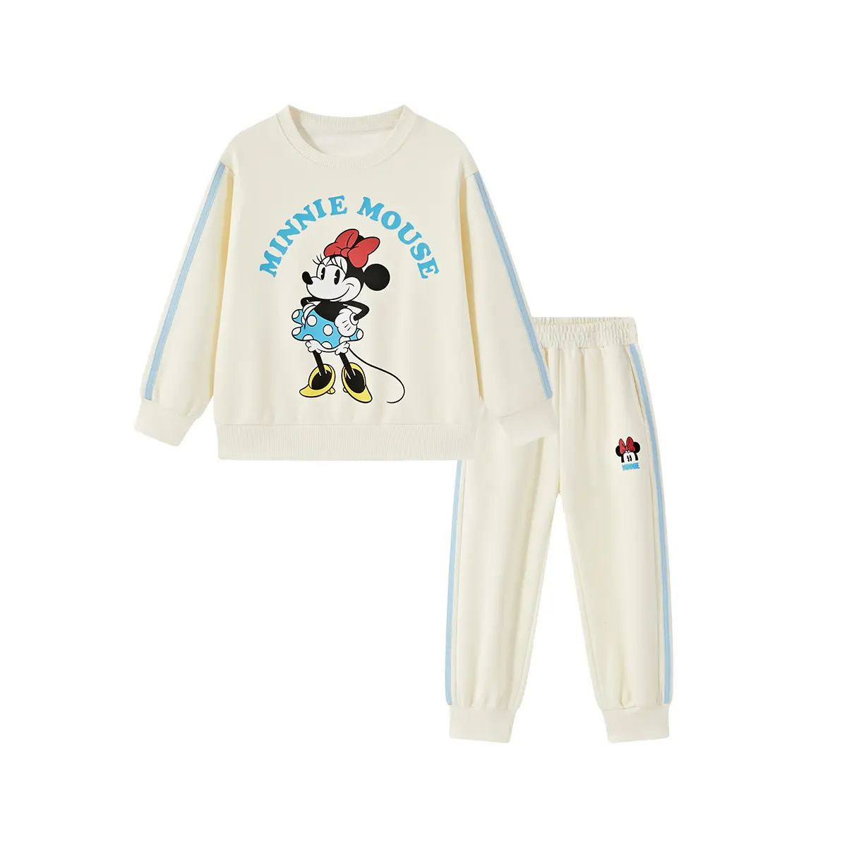 

Повседневный спортивный костюм Minnie серии 2 предмета детский Disney, белый