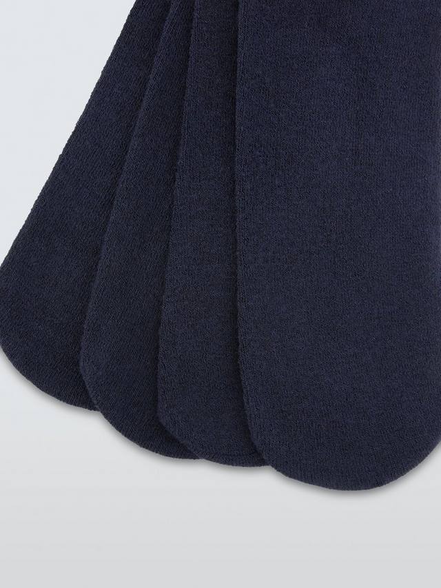 Детские колготки из шерстяной смеси John Lewis, Pack of 2, Navy — фото 2