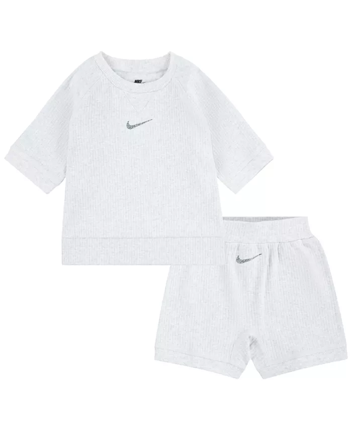 

Комплект для мальчиков или девочек Readyset, 2 предмета Nike, серый