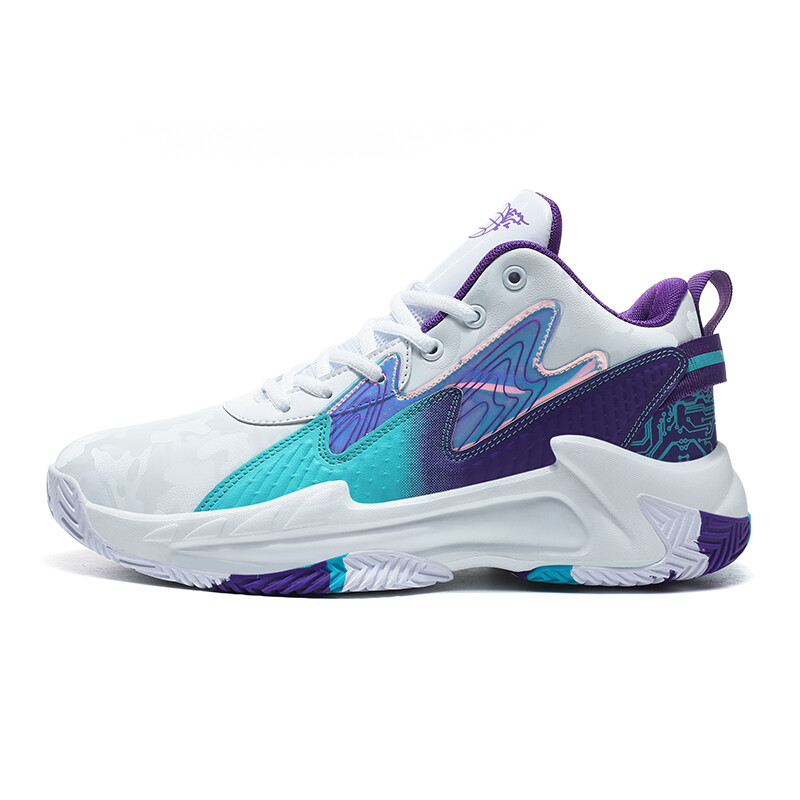 

Баскетбольные кроссовки Basketball Shoes Men Mid-Top Kuding, черный/зеленый