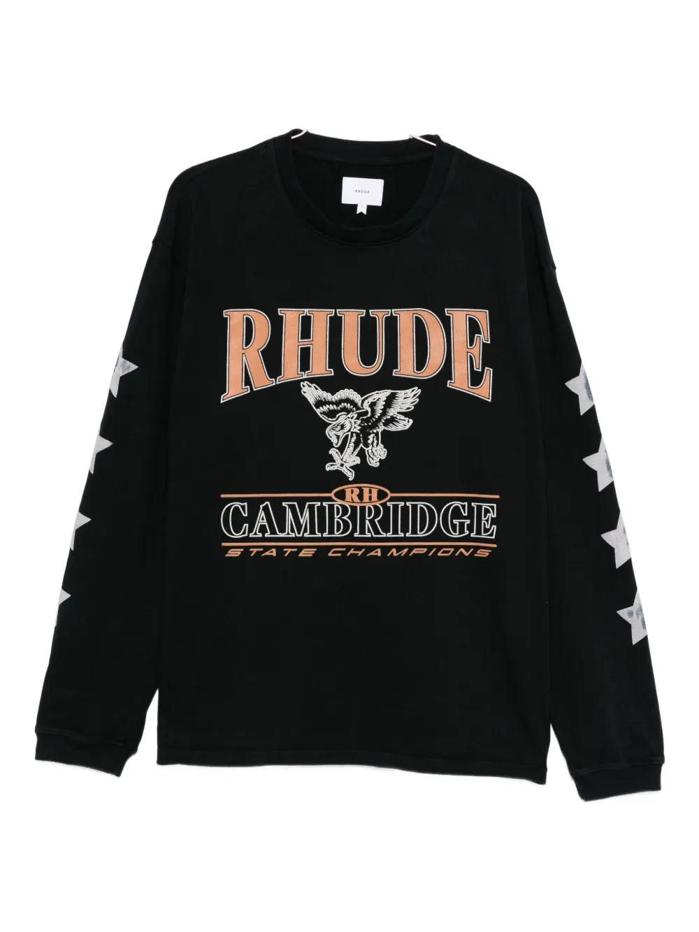 

Толстовка с длинными рукавами и принтом «Орлиная звезда» RHUDE, черный