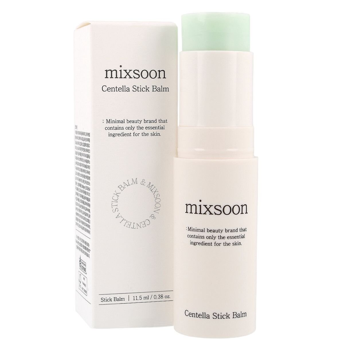 MIXSOON Centella Asiatica Stick Balm, Увлажняющий и успокаивающий бальзам для тела и лица, 11,5 мл — фото 2