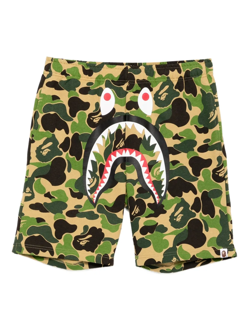 

Шорты с графичным принтом A BATHING APE, зеленый