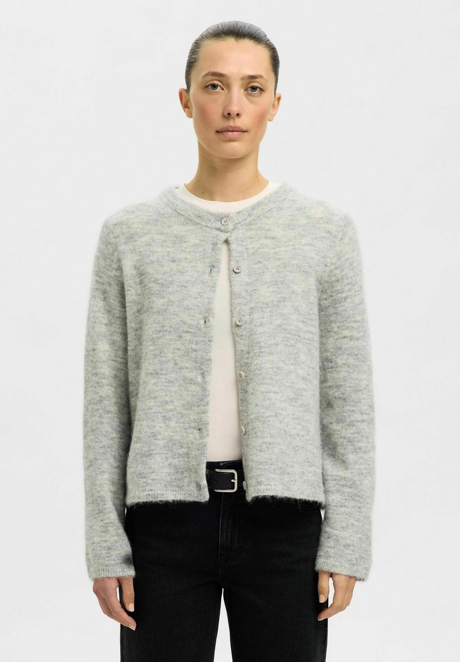 

Кардиган Selected Femme SLFLULU NEW NOOS, Light Grey Melange/Light Grey