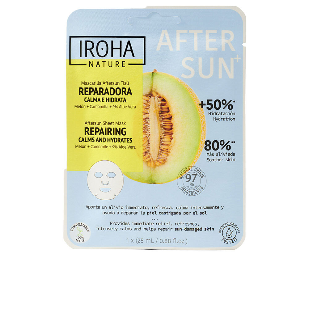 

Маска для лица Melon repairing calms and hydrates Iroha nature, 1 шт