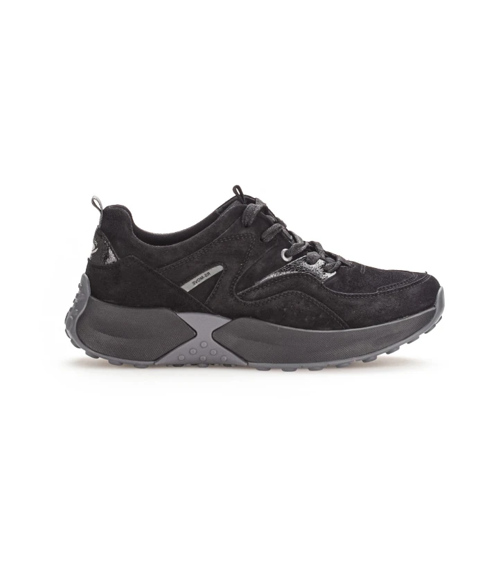 

Бархатные кроссовки с корзинкой Gabor, черный