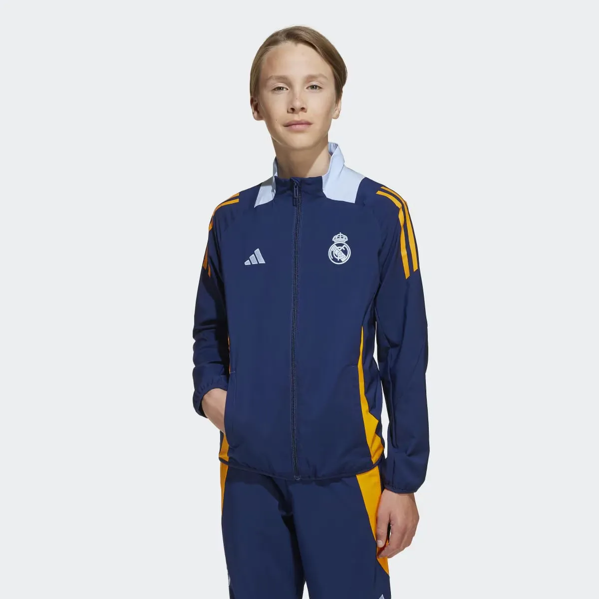 

Реал Мадрид Tiro 24 Competition Презентационная куртка Adidas, синий