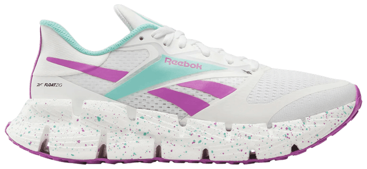 

Кроссовки Reebok FloatZig 1 'White Aqua Purple Rave', белый