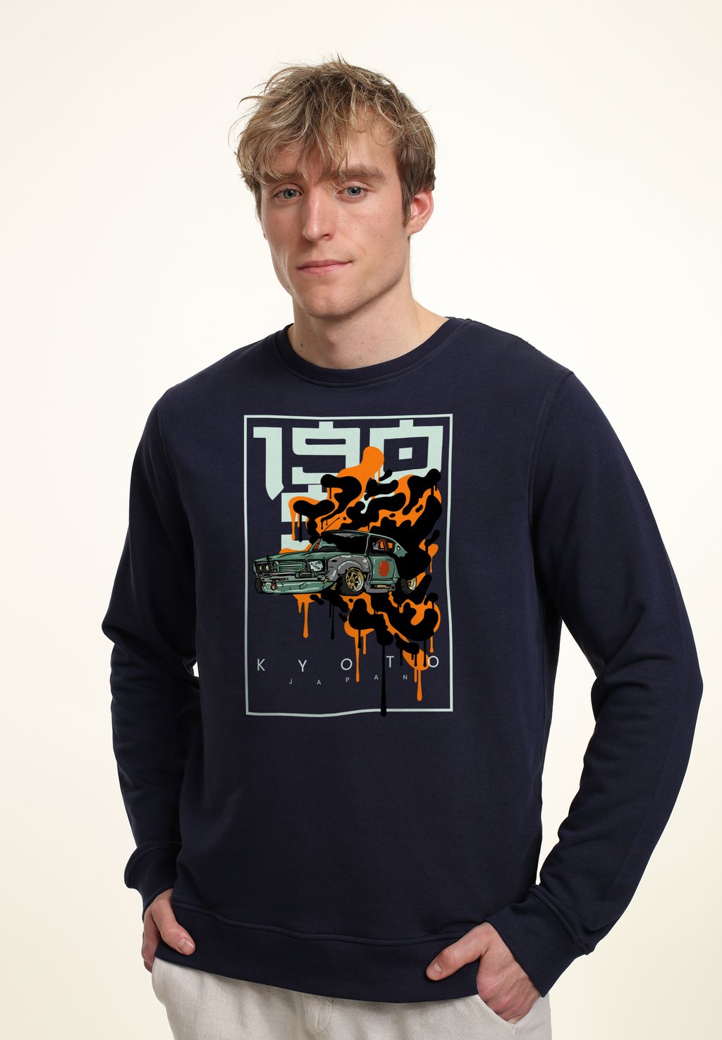 

Толстовка MATT KEELING KYOTO Henry Tiger, темно-синий