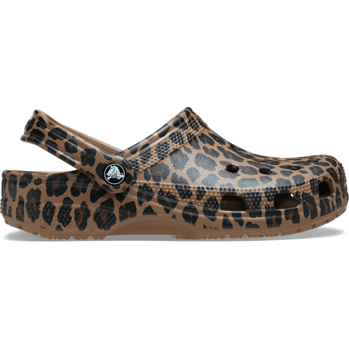 Классические сабо с животными Crocs, Sepia/Leopard