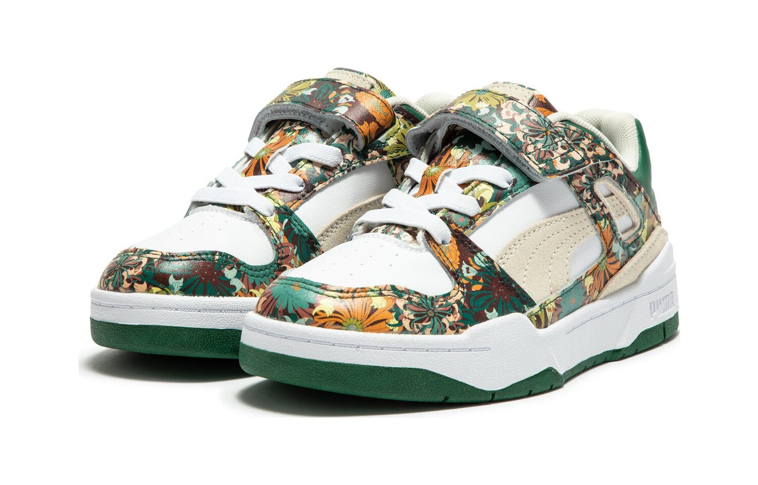 Детские кроссовки для скейтбординга Puma Slipstream PS, green — фото 3