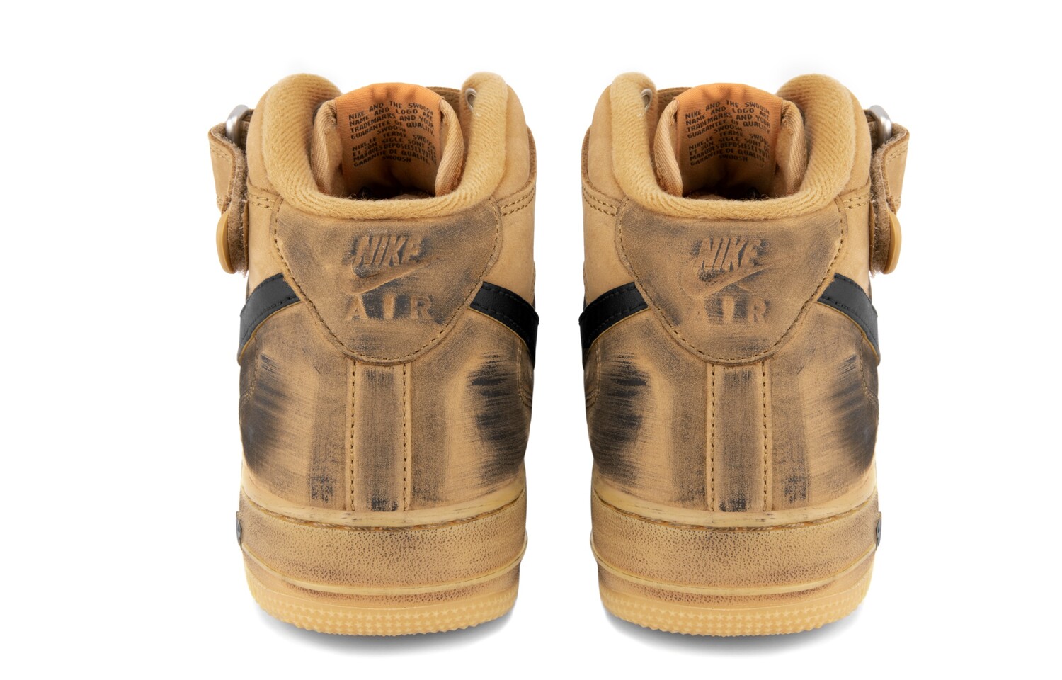 

Кроссовки Air Force 1 для скейтбординга унисекс средней высоты Nike, цвет Wheat