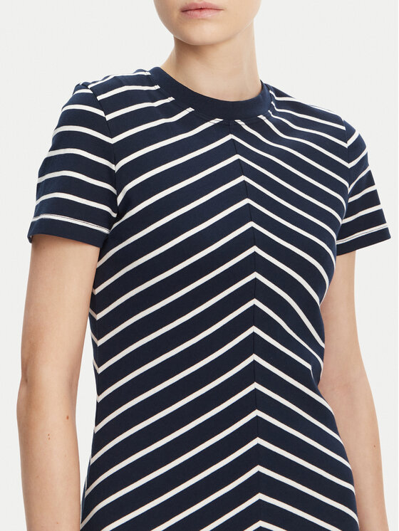 Платье на каждый день стандартный крой WW0WW44547 Tommy Hilfiger, синий — фото 4