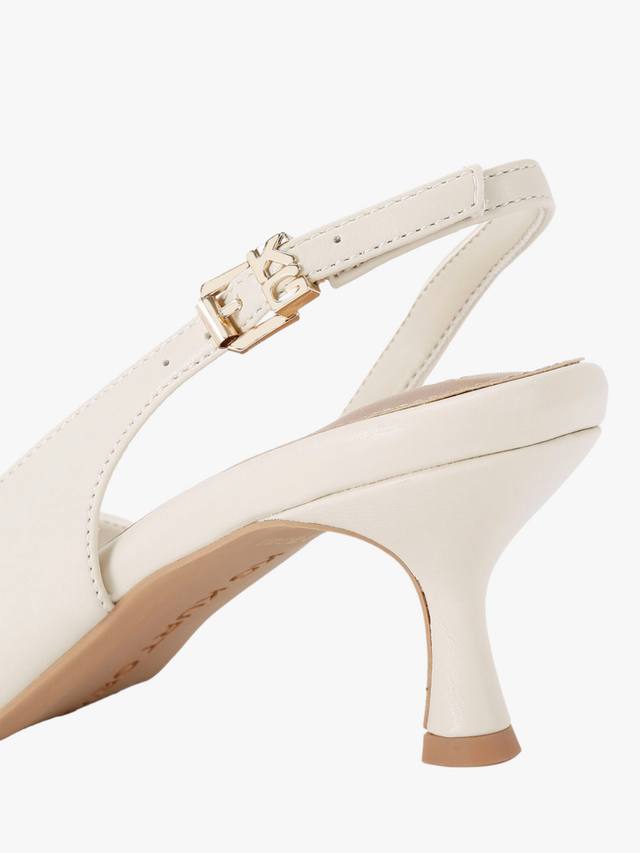 Туфли-лодочки на кошачьем каблуке aria low2 KG Kurt Geiger, цвет Natural Putty — фото 4
