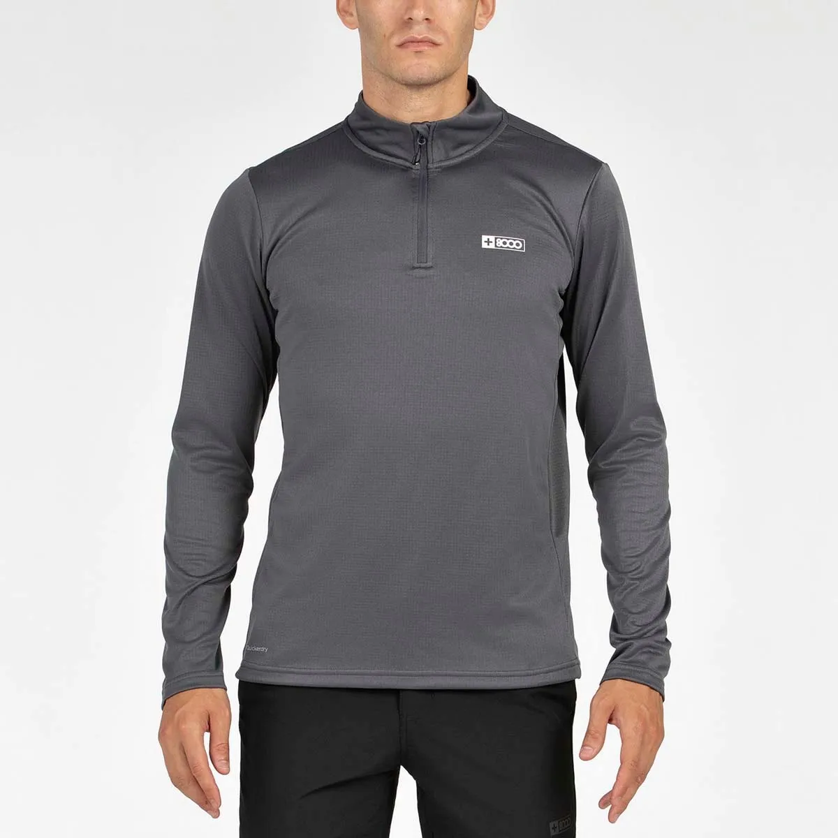 

Мужская футболка с длинным рукавом Porto антрацитового цвета 8000