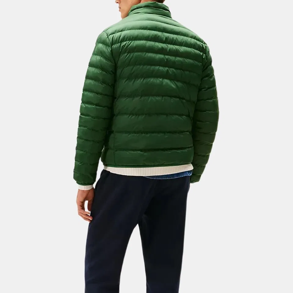 Пуховик мужской Tommy Hilfiger темно-зеленый — фото 3