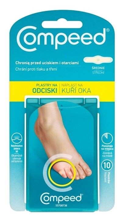 

Пластыри от мозолей Compeed Odciski średnie, 10 шт