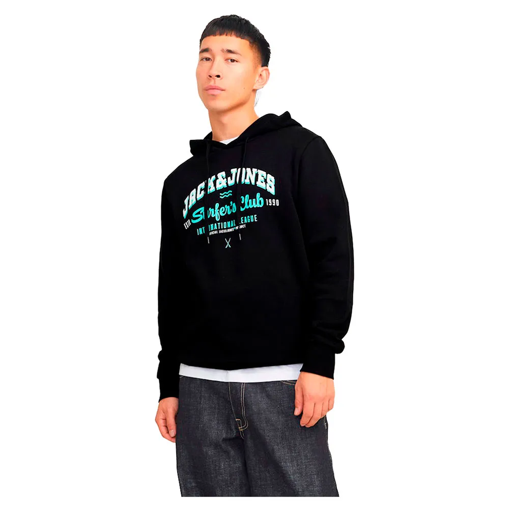 

Худи Jack & Jones Logo 2 Col, черный