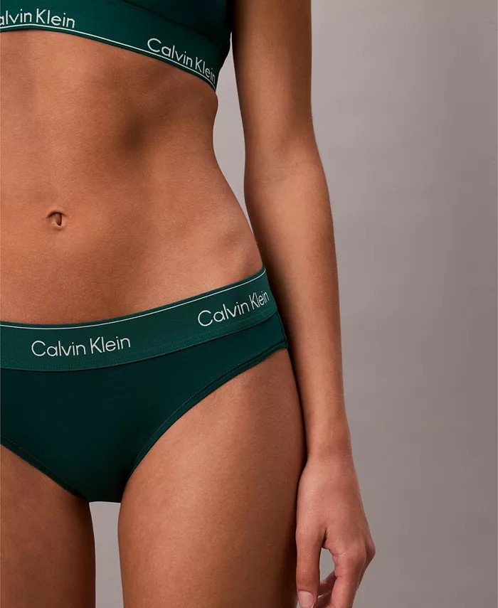 

Женские бикини CK Icon из хлопка и модала Calvin Klein, зеленый